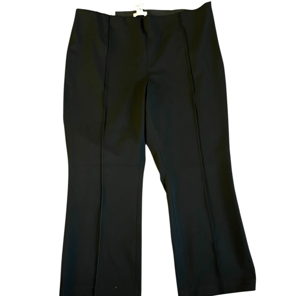 Flared Creased Pants
